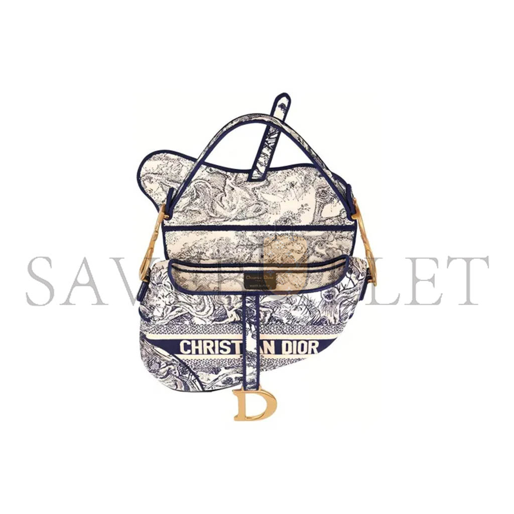D*or saddle handbags m0446ctdt-m808 (25.5*20*6.5cm)